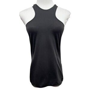 Y-3 ADIDAS X YOHJI YAMAMOTO WOMEN'S BLACK RACERBACK TANK TOP - S